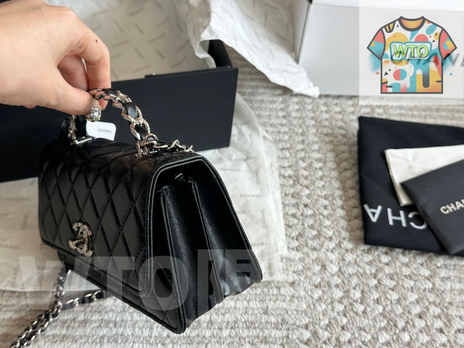 今日特価】Chanel 23K Accordion Bag シャネル 23K アコーディオン