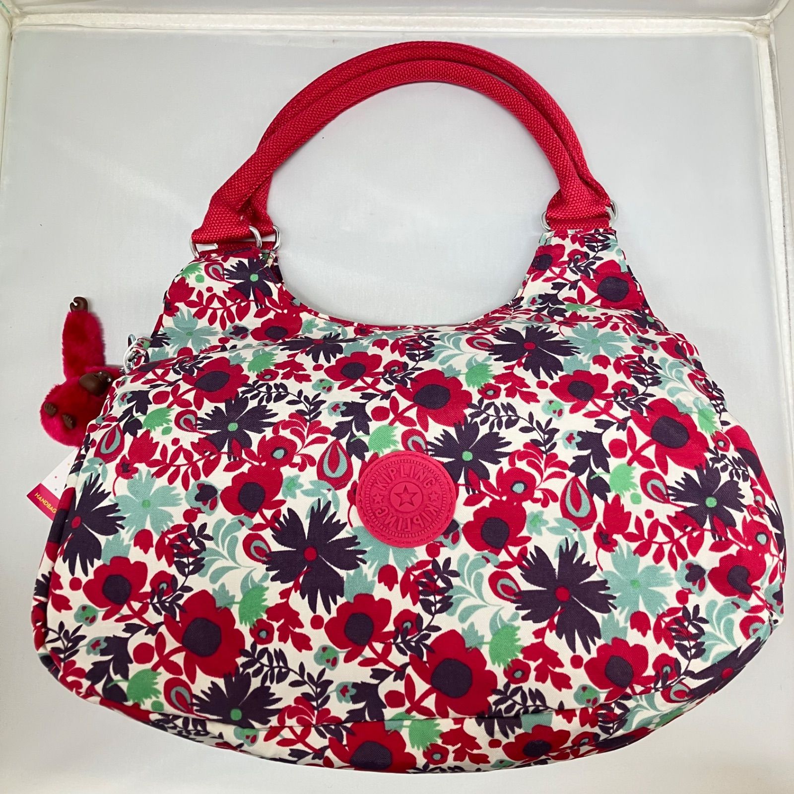 新品・未使用品】キプリング KIPLING チャーム付き ショルダーバッグ 