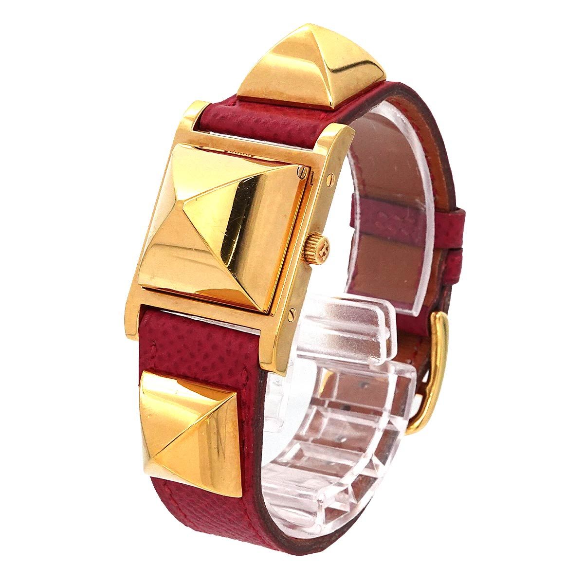 美品！　HERMES エルメス　メドール　ピラミッド　レディース腕時計 エルメス HERMES メドール ヴィンテージ レディース 腕時計 ピラミッド