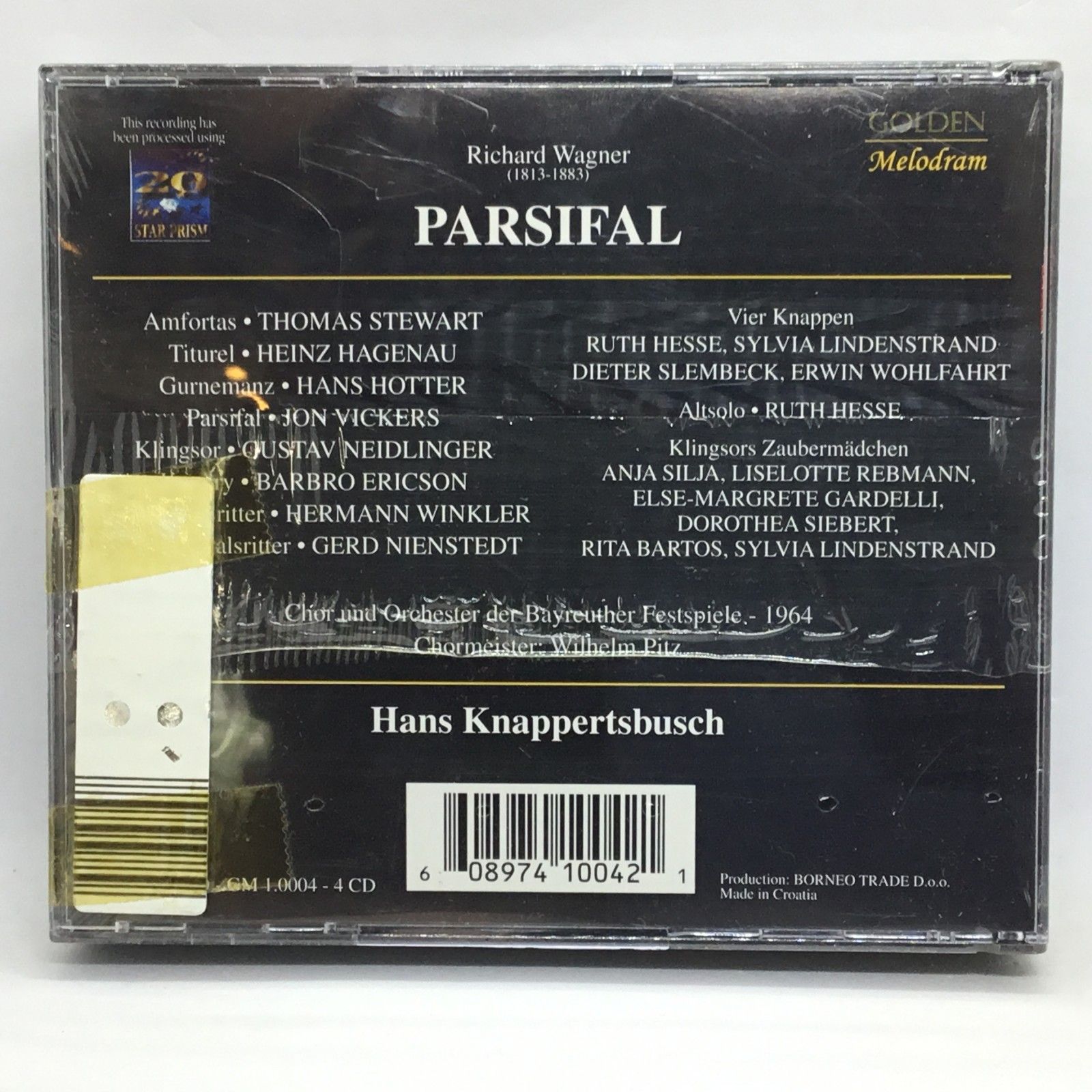 未開封　ワーグナー: パルジファル CD 未開封 ワーグナー: パルジファル CD 2025年最新】Yahoo!オークション