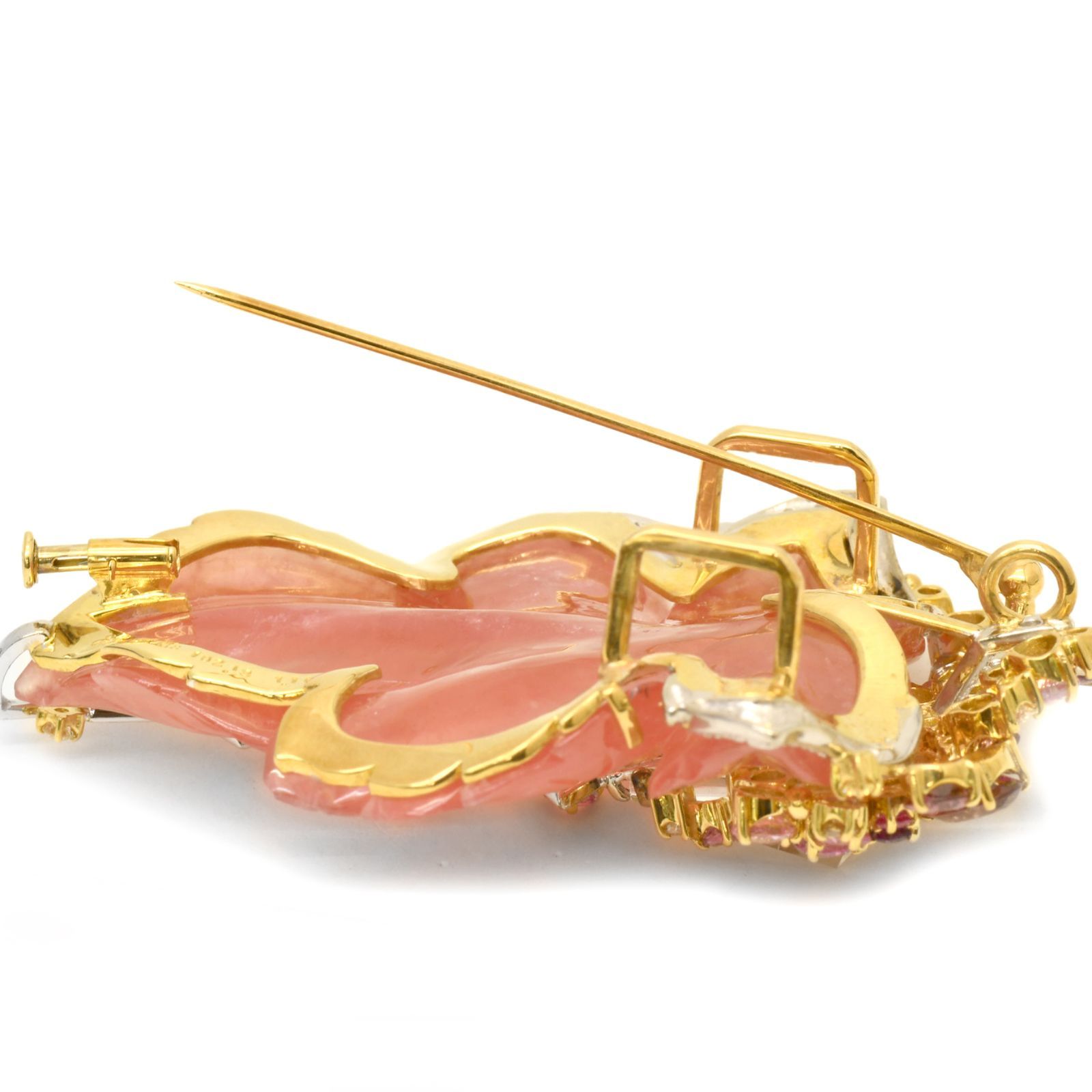 Sachi 福原佐智 K18 K18WG インカローズ マルチストーン ダイヤ