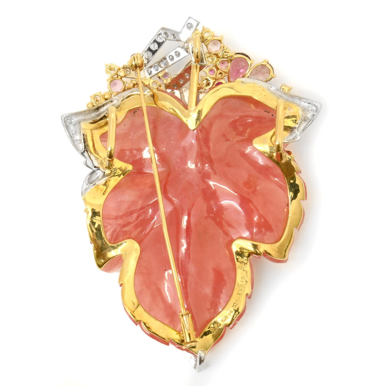 Sachi 福原佐智 K18 K18WG インカローズ マルチストーン ダイヤ