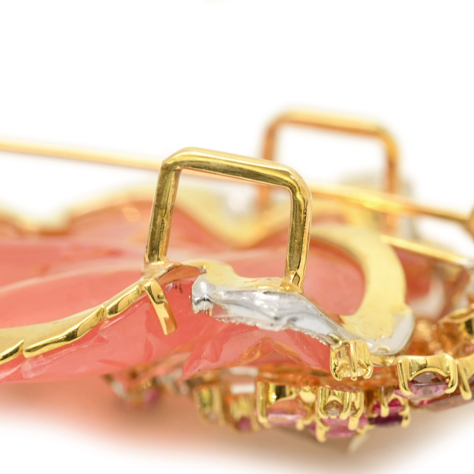 Sachi 福原佐智 K18 K18WG インカローズ マルチストーン ダイヤ