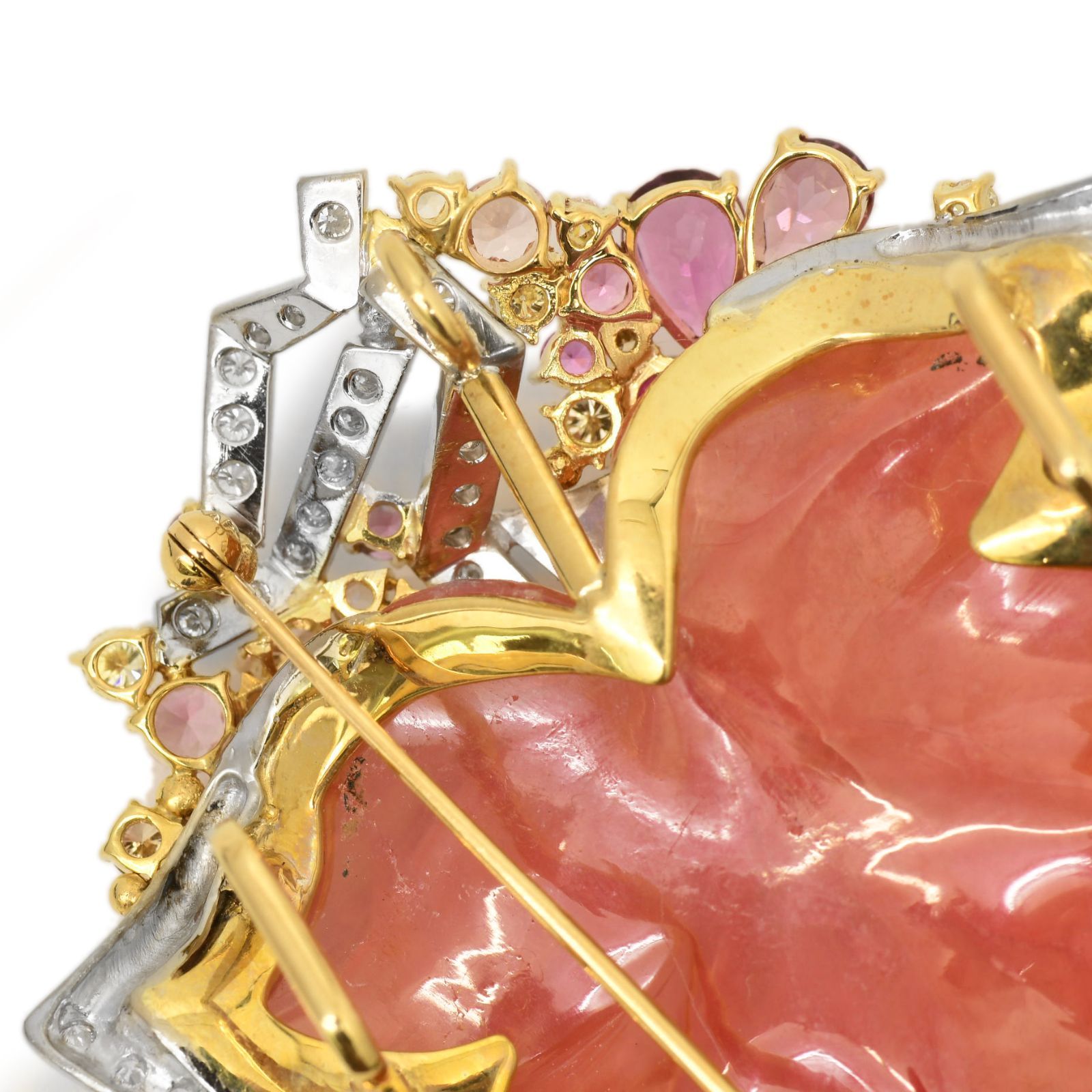 Sachi 福原佐智 K18 K18WG インカローズ マルチストーン ダイヤ