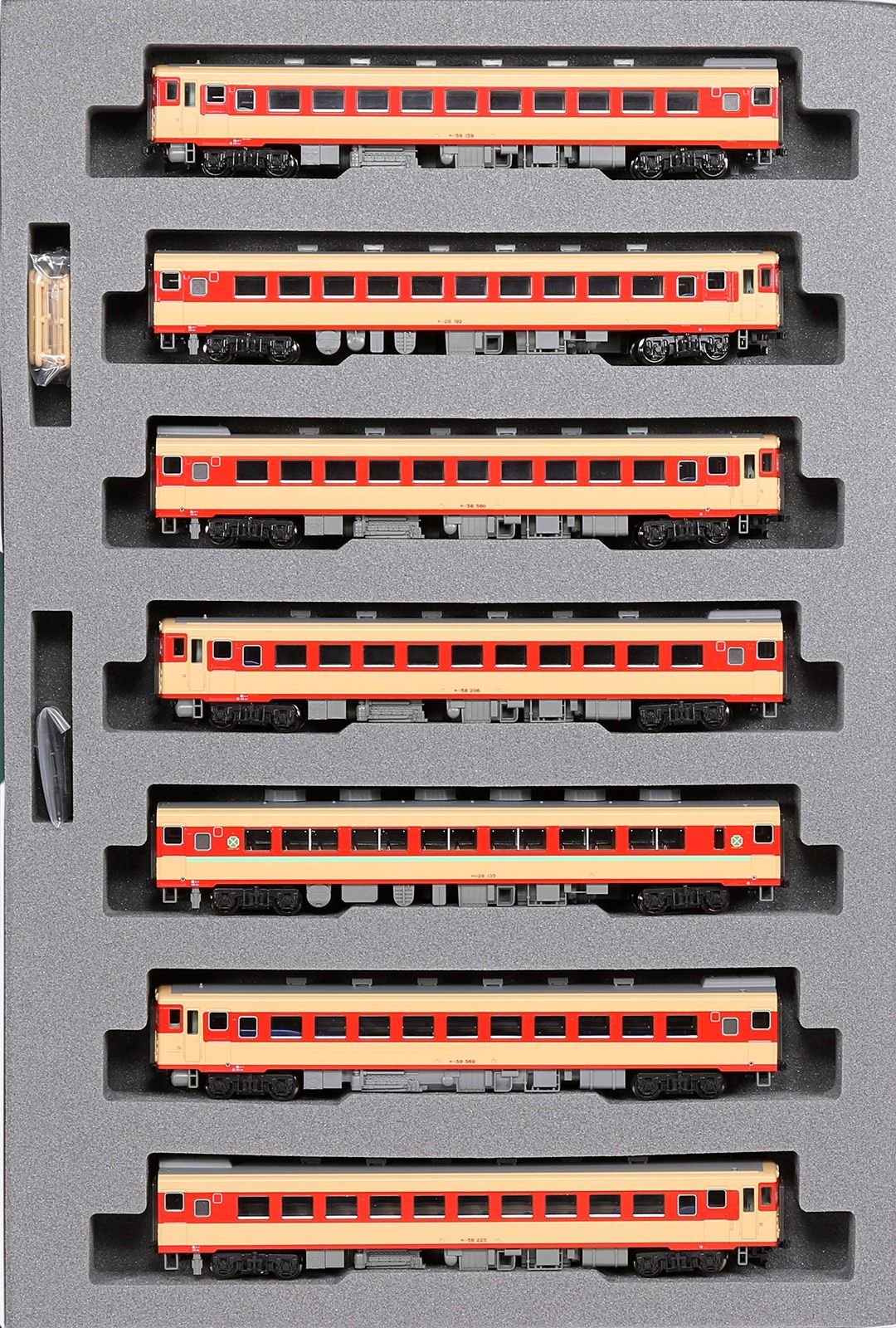 KATO　キハ58系『急行いいで』７両セット　10-1531　使用わずかの美品 KATO Nゲージ キハ58系 非冷房車 急行「いいで」 7両セット 10-