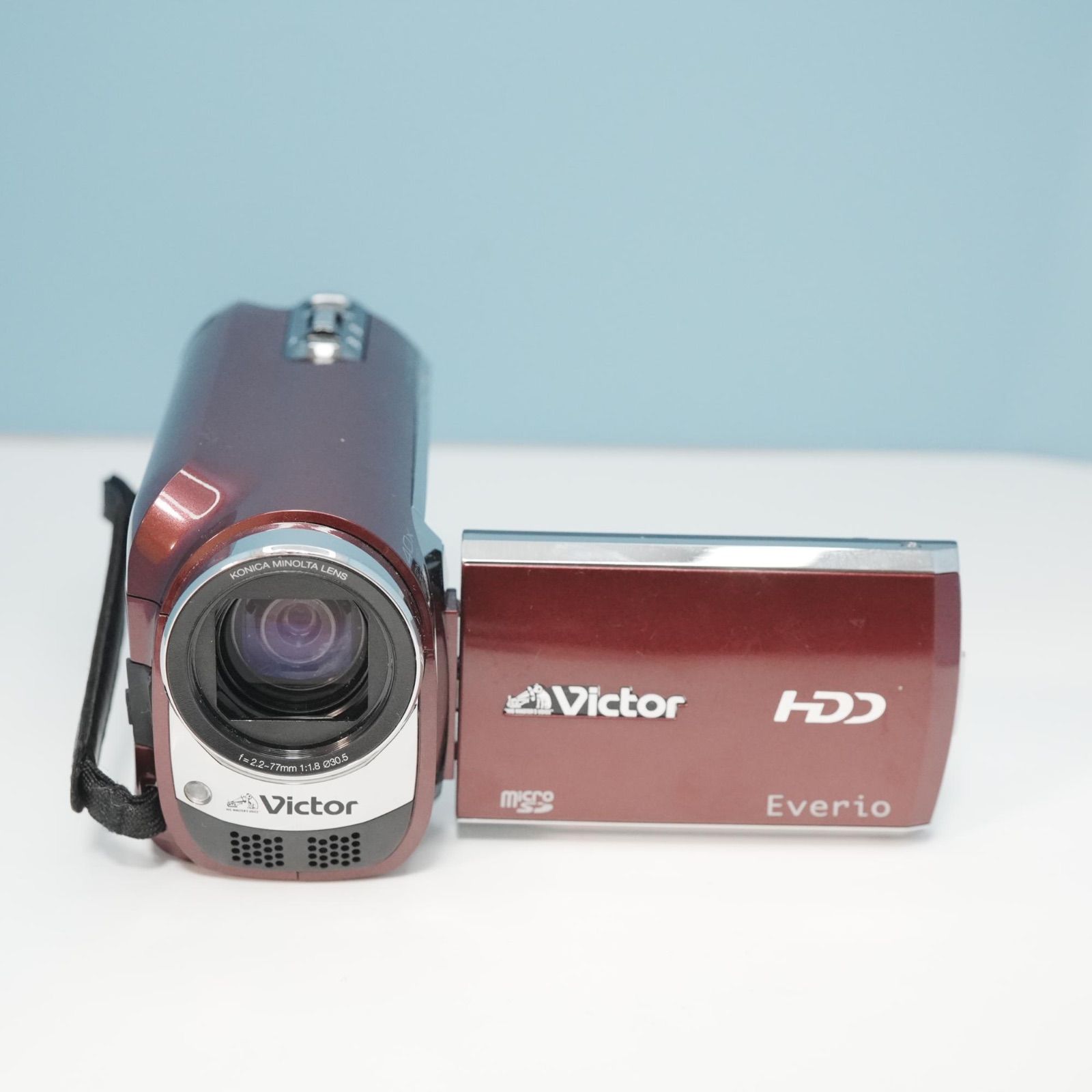 ビクター Victor Everio GZ-MG650ビデオカメラ JVC Victor GZ-MG650-R Everio HDD Video Camera Red Good | eBay