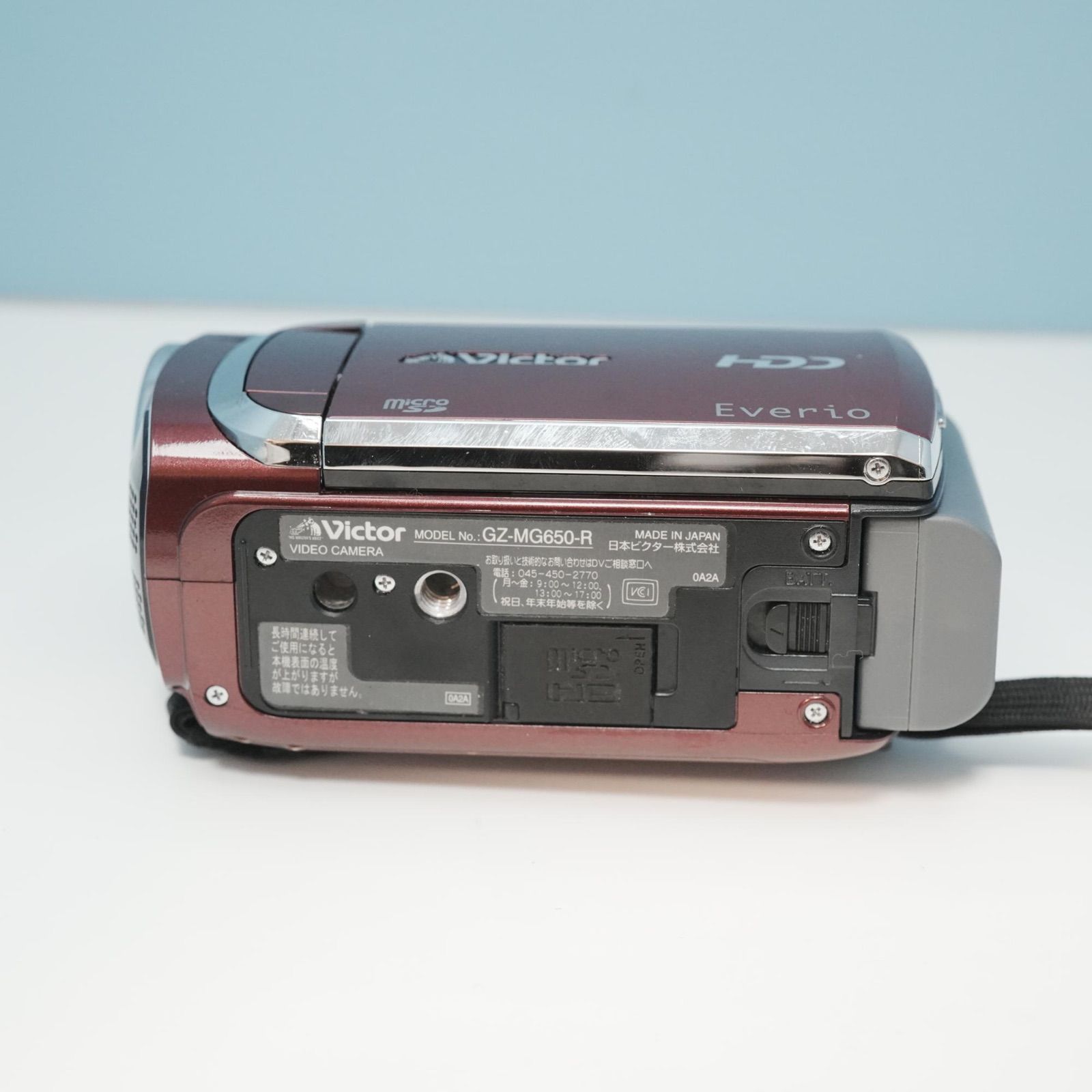 Victor Everio GZ-MG650-R ビデオカメラ スマホ転送OK フルセット 美品
