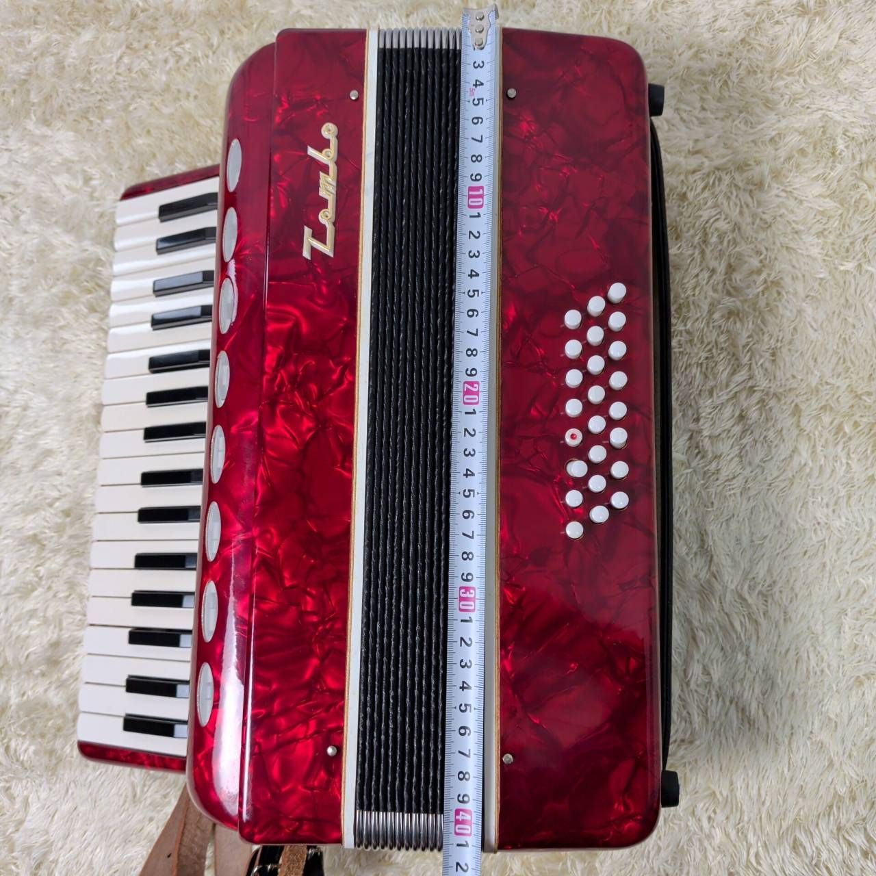 トンボ アコーディオン No.241 STEEL REEDS「ケース付き」 S/ TOMBO トンボ アコーディオン NO.241 Steel Reeds ケース付き