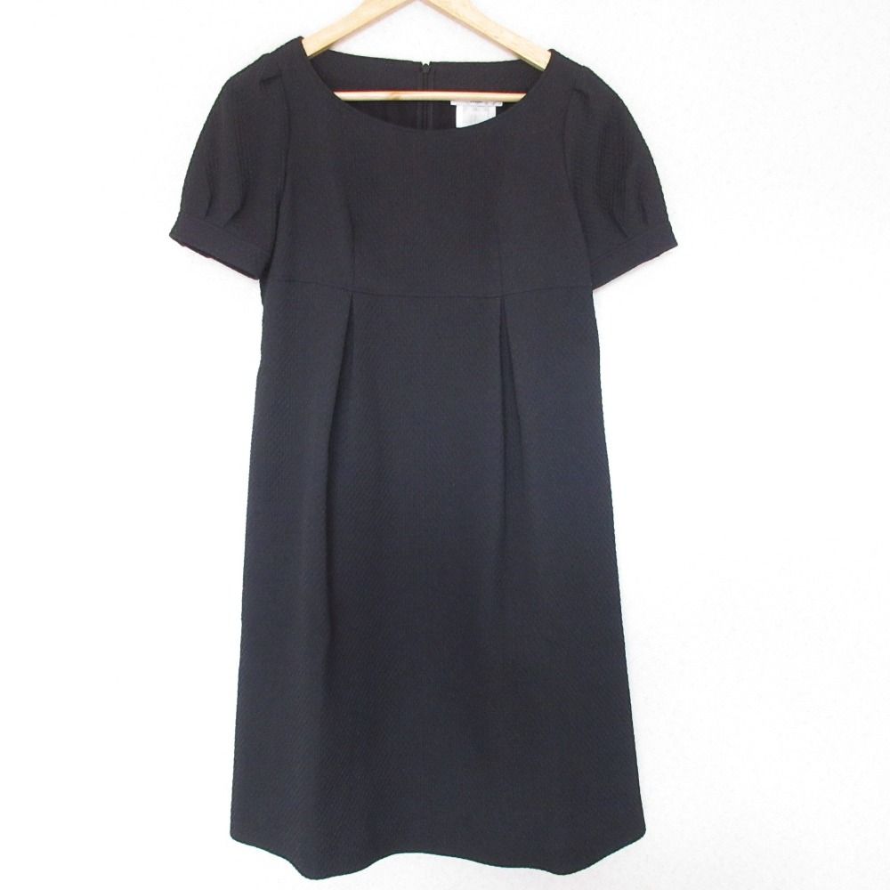 美品 Rene ルネ イタリア製生地 ショートスリーブ ひざ丈 Aライン