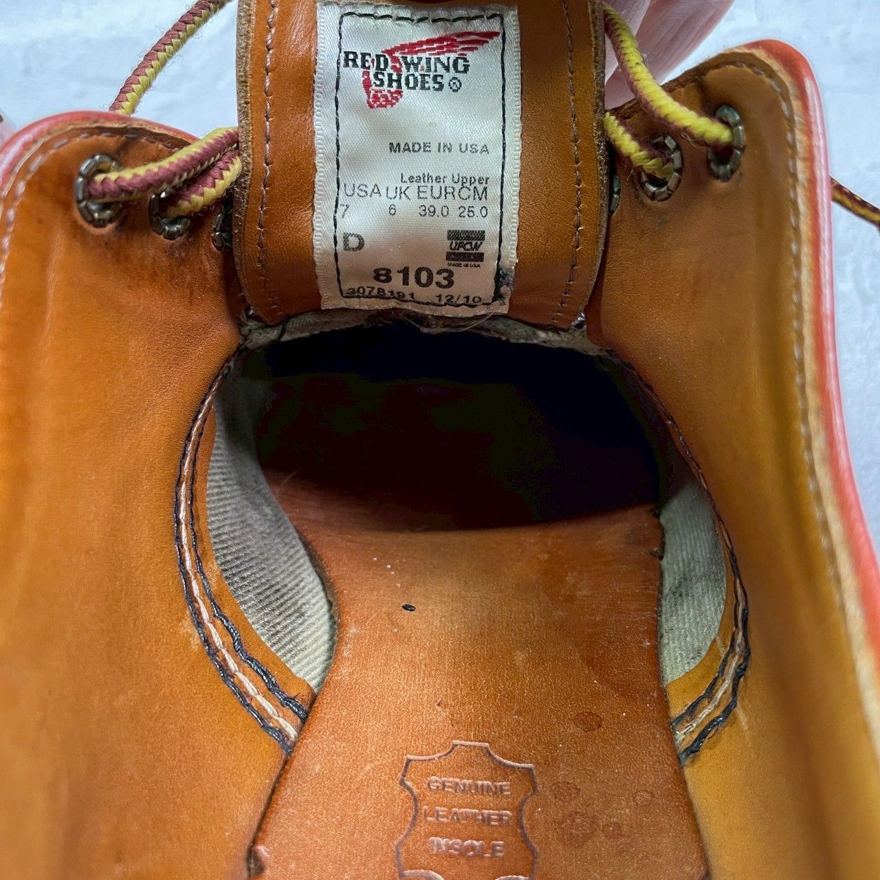 オールソール済み】RED WING レッドウイング 8103 Classic オールソール済み】RED WING レッドウイング 8103 Classic