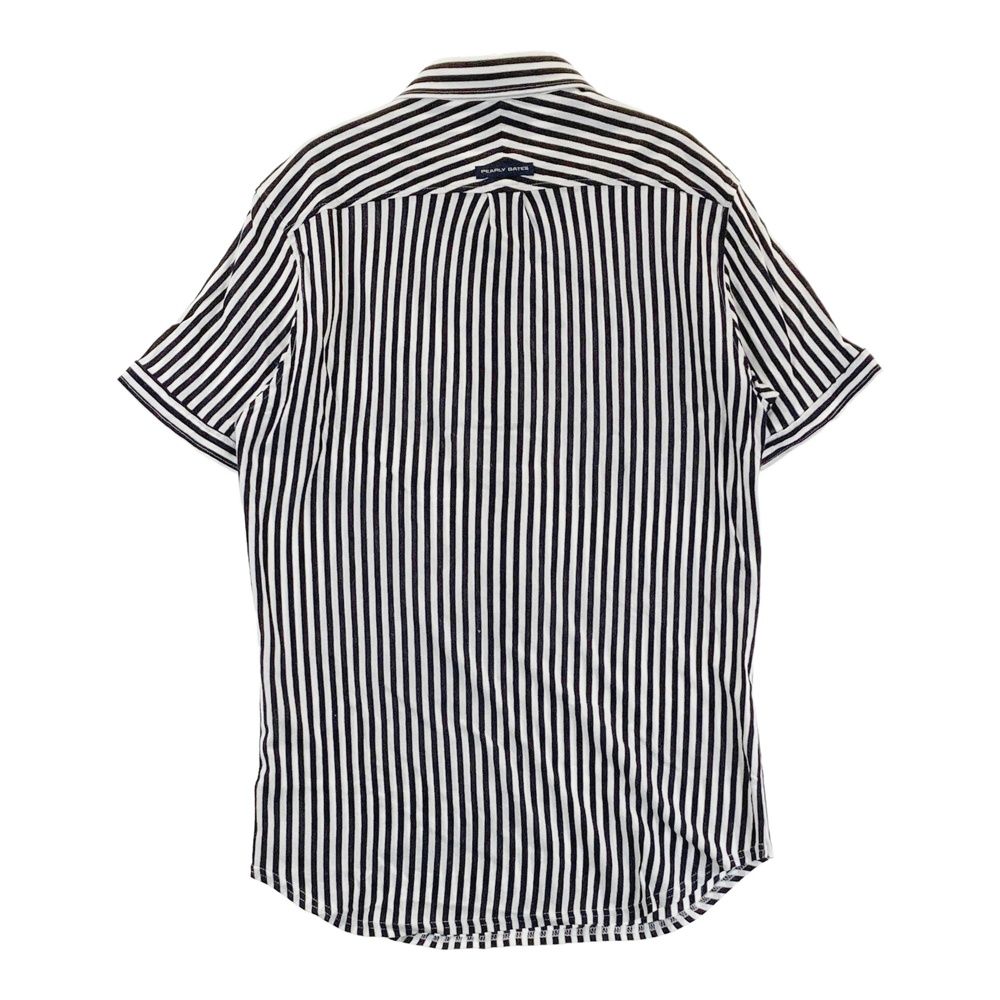 サイズ：5 PEARLY GATES パーリーゲイツ 半袖ポロシャツ ストライプ柄