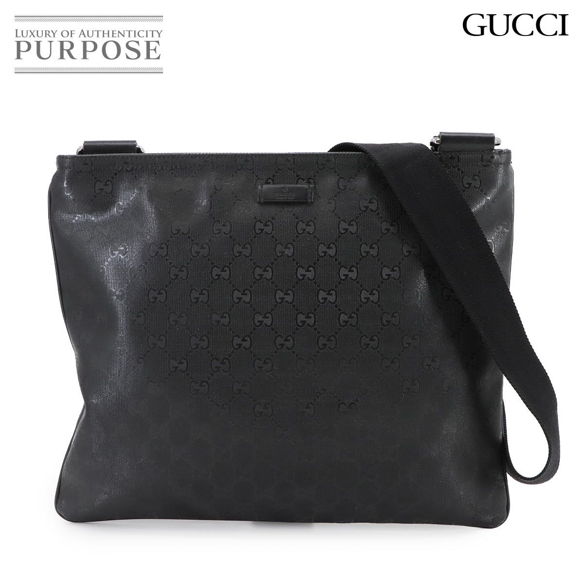 061 極美品 GUCCI メッセンジャーバッグ ショルダーバッグ PVC x6 061 極美品 GUCCI メッセンジャーバッグ ショルダーバッグ PVC x6