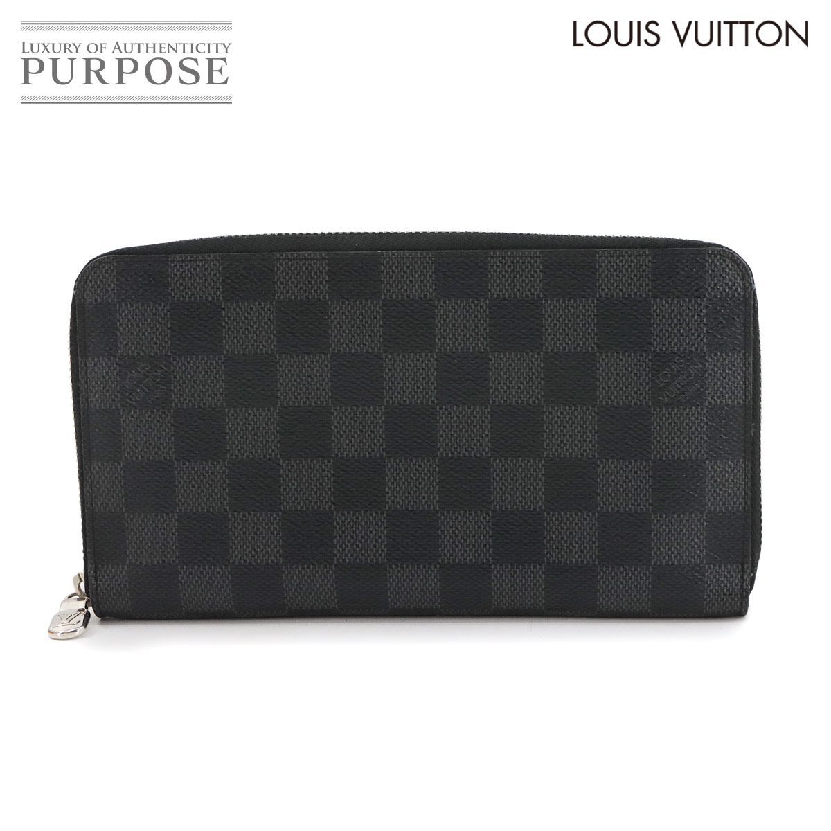 ルイヴィトン ダミエ・グラフィット ジッピーオーガナイザーNM タグ反応確認済 ルイ ヴィトン LOUIS VUITTON ダミエ グラフィット ジッピー