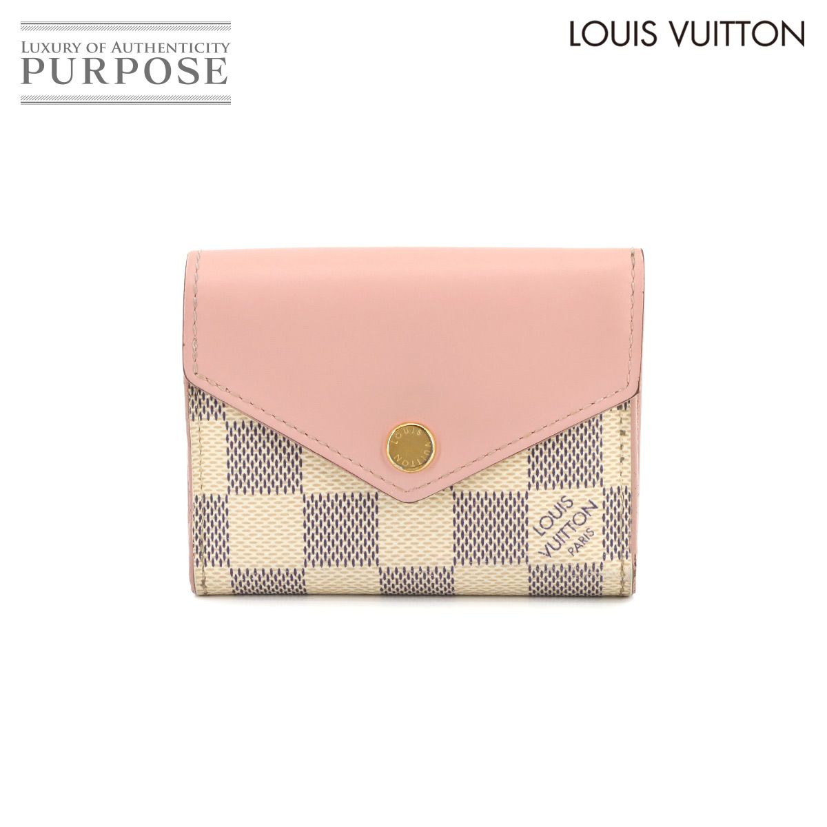 ルイ ヴィトン LOUIS VUITTON ダミエ アズール ポルトフォイユ ゾエ 三
