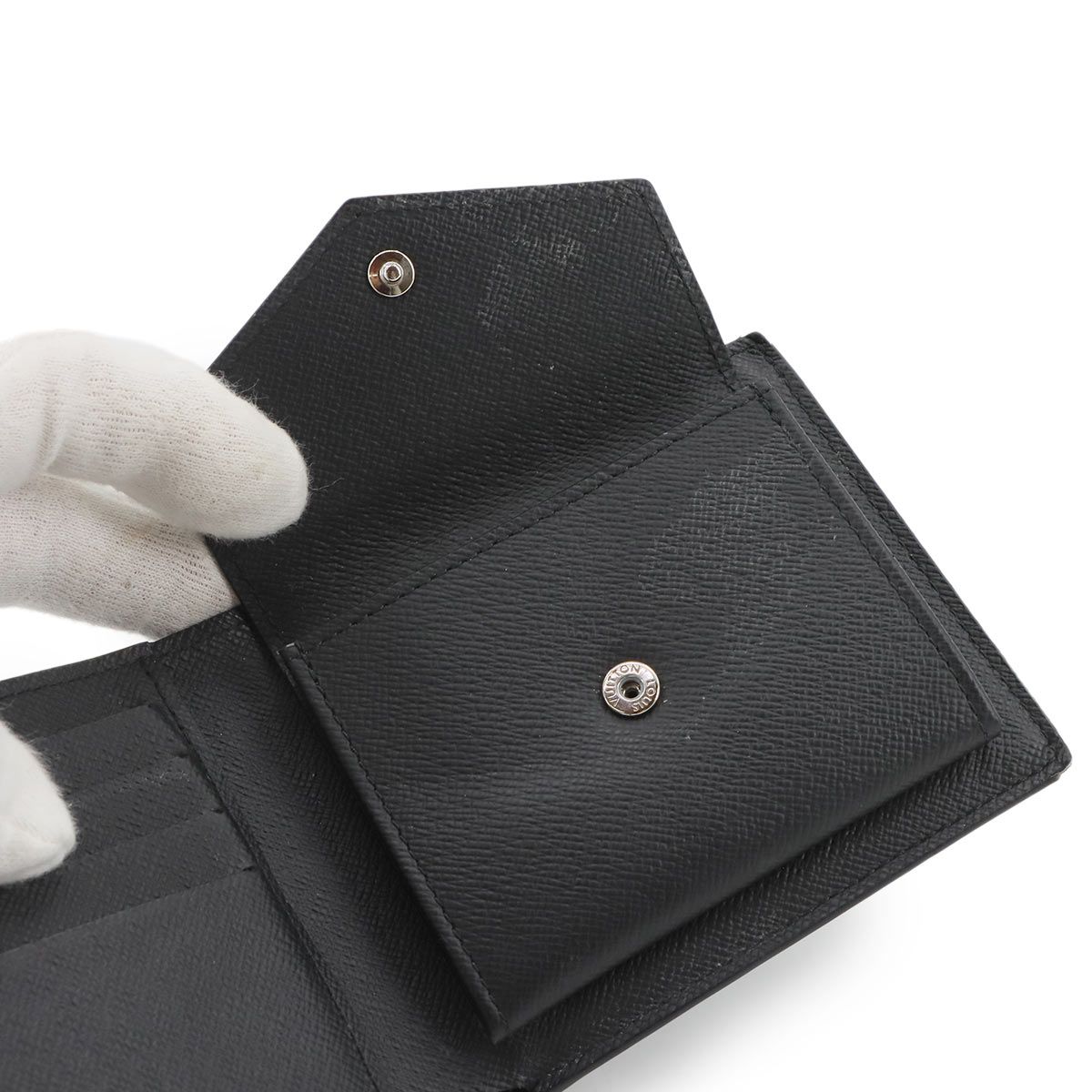 ルイヴィトン モノグラム エクリプス マルコ 二つ折り財布 ブラック LOUIS VUITTON 並行輸入 ルイヴィトン 2つ折り財布 Louis Vuitton