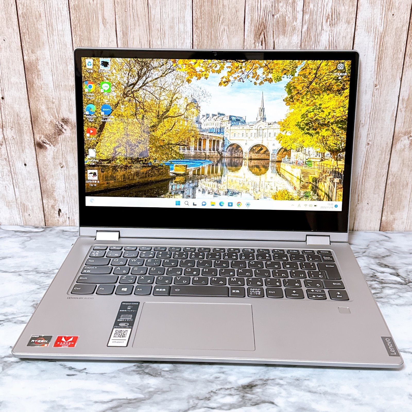 美品 Ryzen5 SSD 8GB タッチパネルPC Lenovo - メルカリ