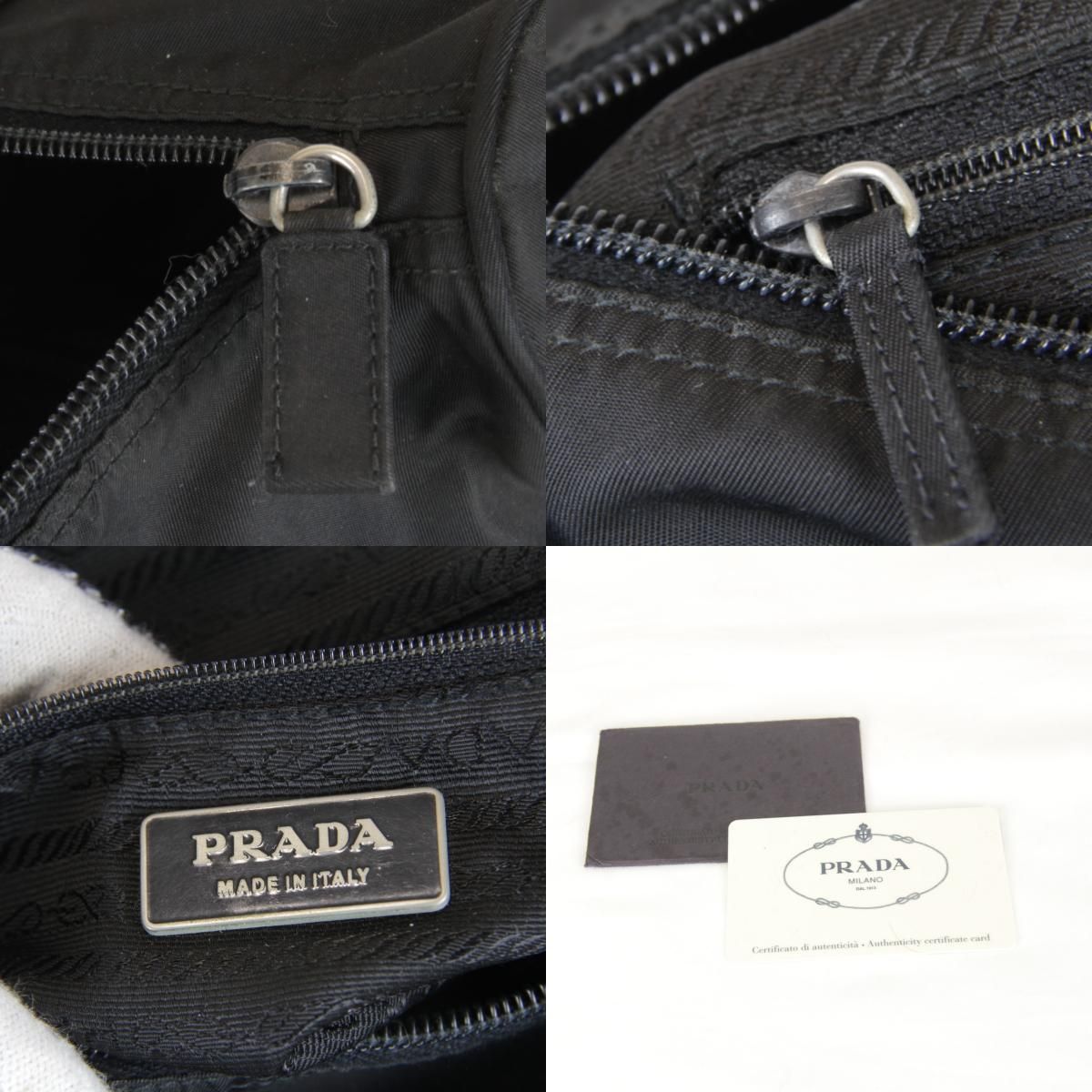 【価格改定】『USED』PRADA【プラダ】 BT0172 カード有 ショルダーバッグ ナイロン/レザー レディース ブラック シンプル ハイブランド カジュアル USED』PRADA【プラダ】 BT0172 カード有 ショルダーバッグ ナイロン