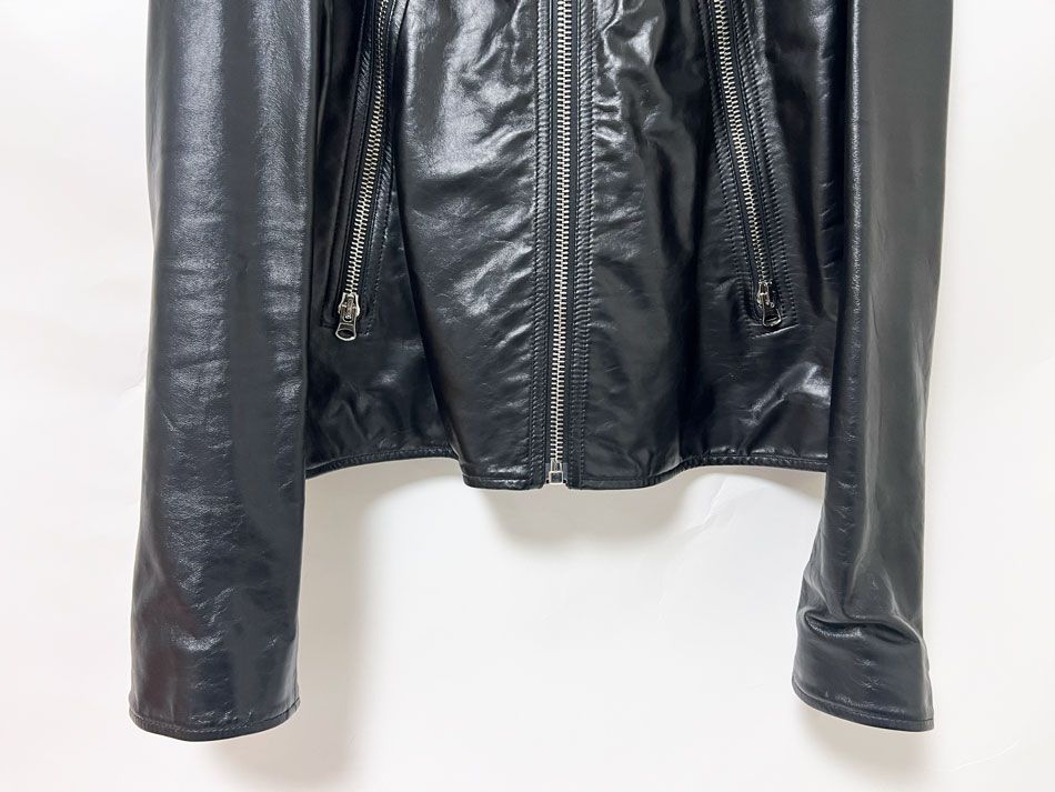 MM6 S52AM0149 レザージャケット ブラック MM6 S52AM0149 レザージャケット ブラック MM6 Maison Margiela ジップ