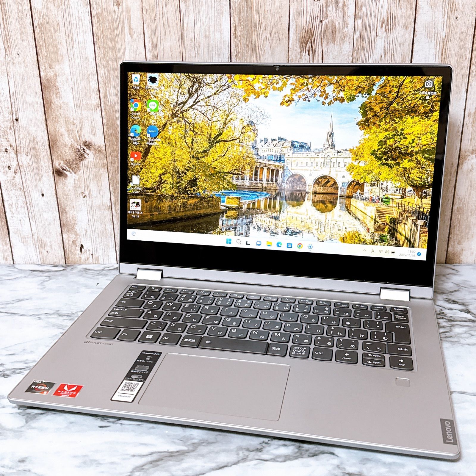 美品 Ryzen5 SSD 8GB タッチパネルPC Lenovo - メルカリ