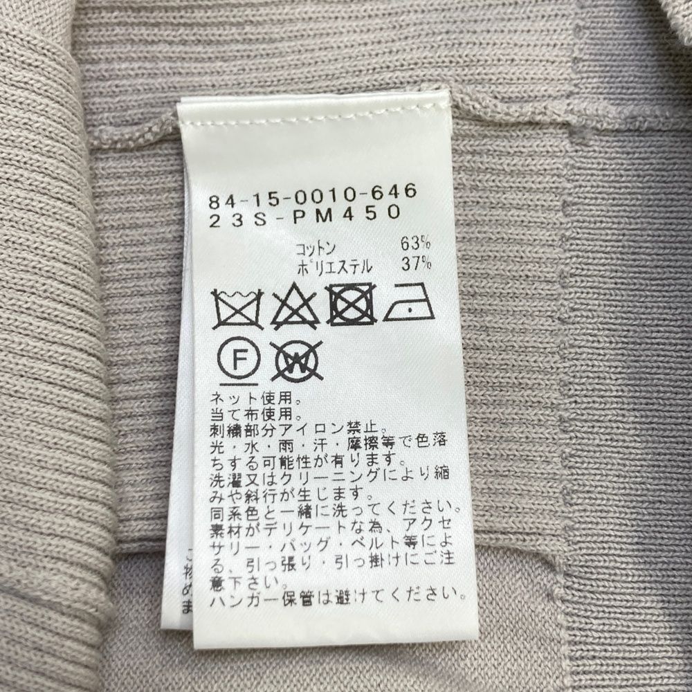 サイズ：L BEAMS GOLF ビームスゴルフ ニット ジップジャケット ロゴ