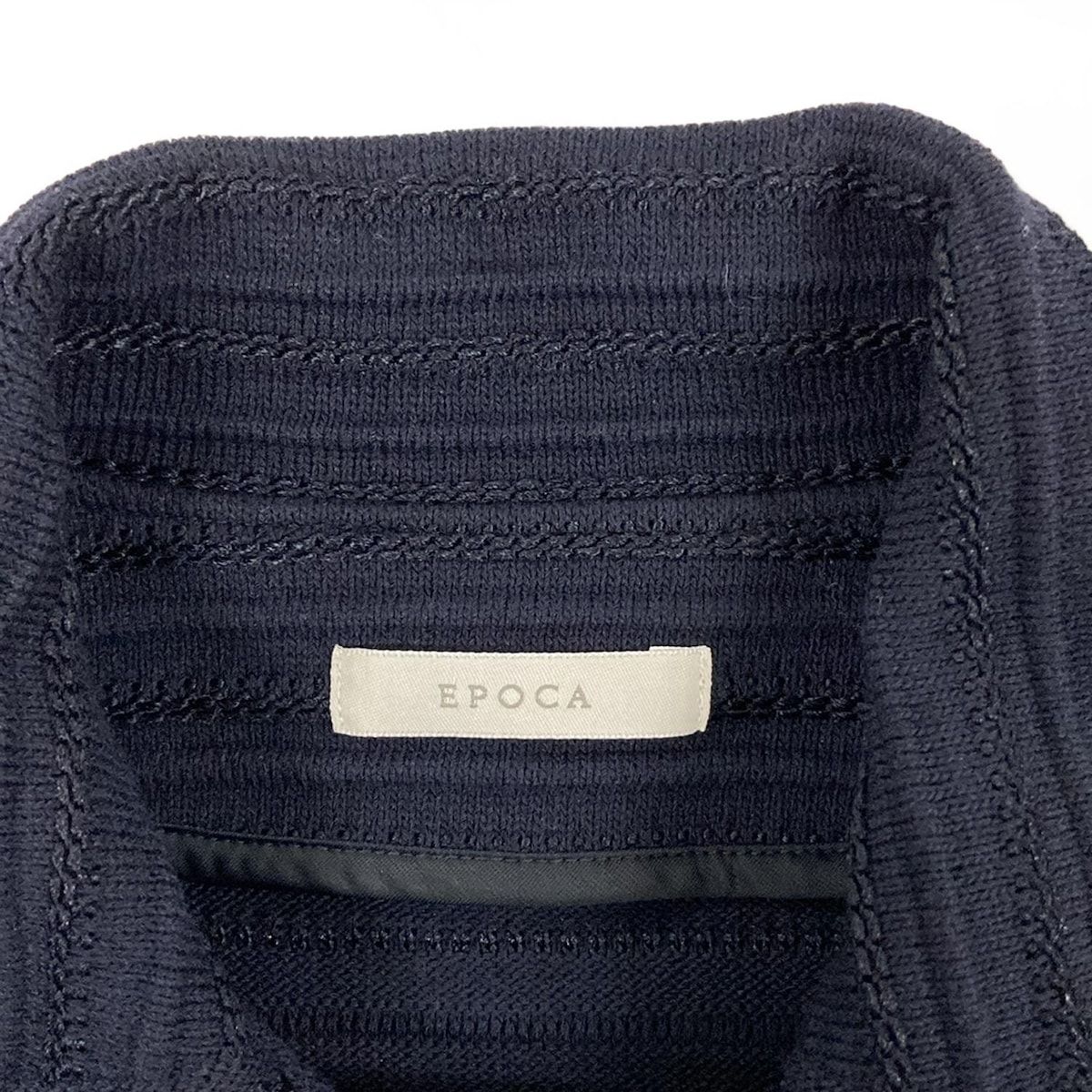 EPOCA(エポカ) コート サイズ40 M レディース美品 - ダークネイビー