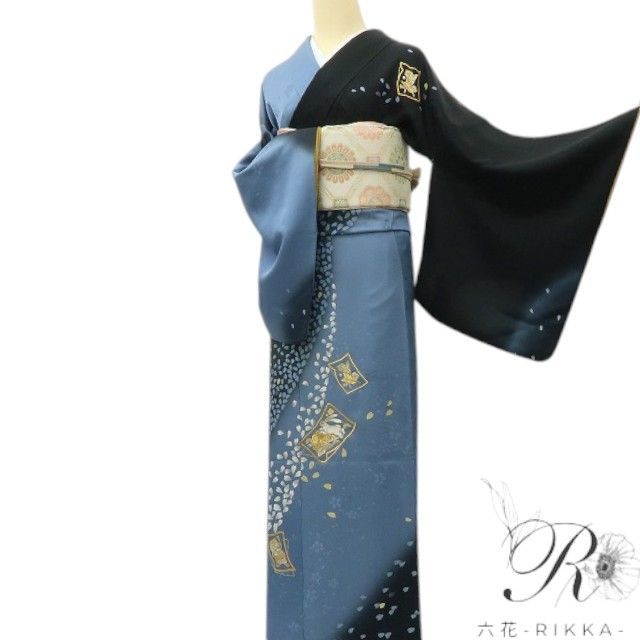 新品 着物 正絹 仕付糸付 トールサイズ“春を思わせる優しい色”訪問着 4733 新品 着物 正絹 仕付糸付 トールサイズ“春を思わせる優しい色”訪問