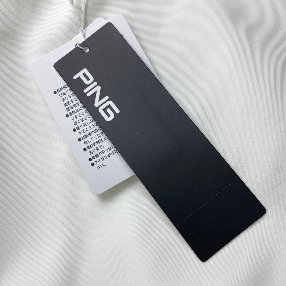 サイズ：S PING ピン フード付 長袖ワンピース ホワイト系