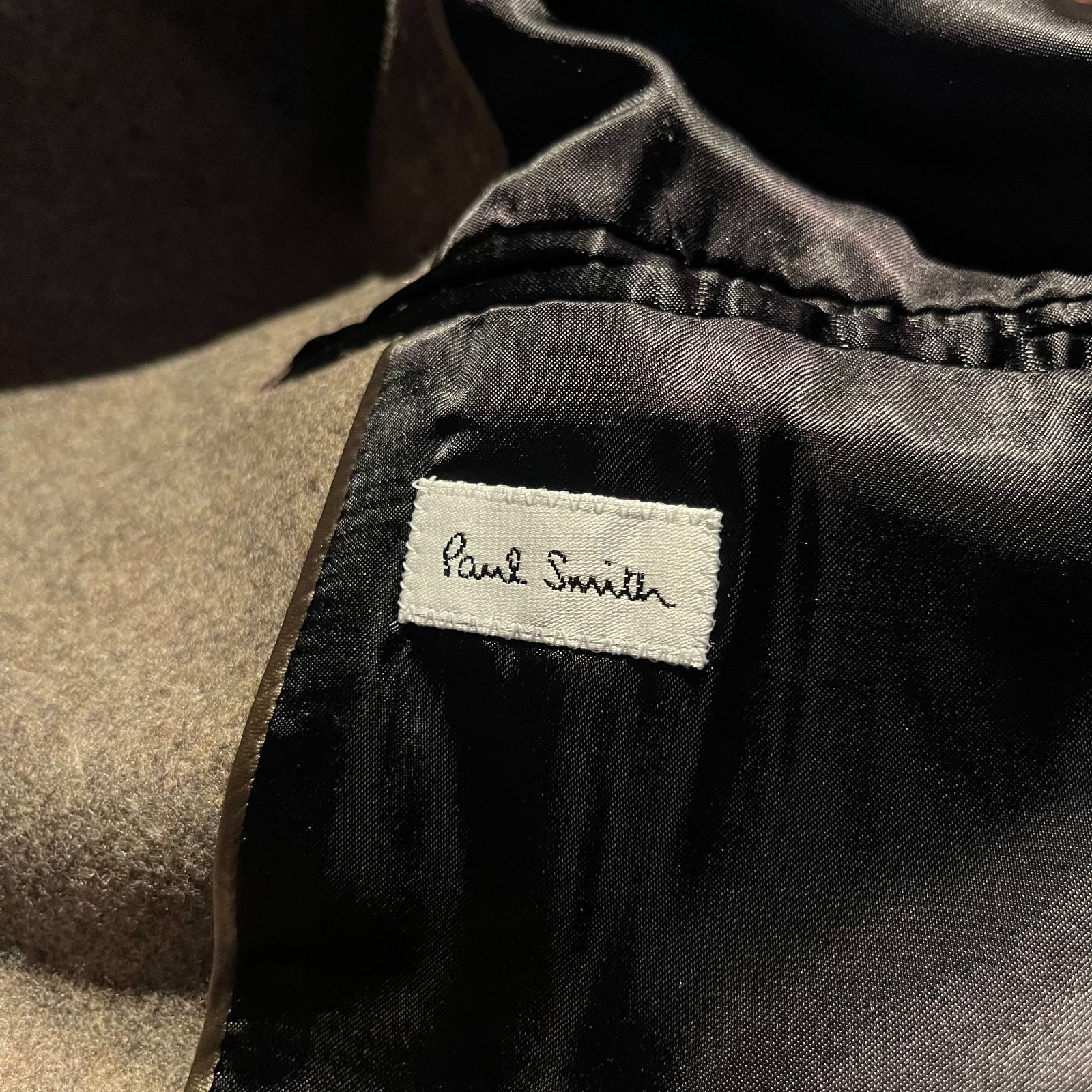 極美品✨Paul Smith 15AW ブロックチェック ダブルチェスターコート Paul Smith 15aw ブロックチェックダブルチェスターコート S ポール