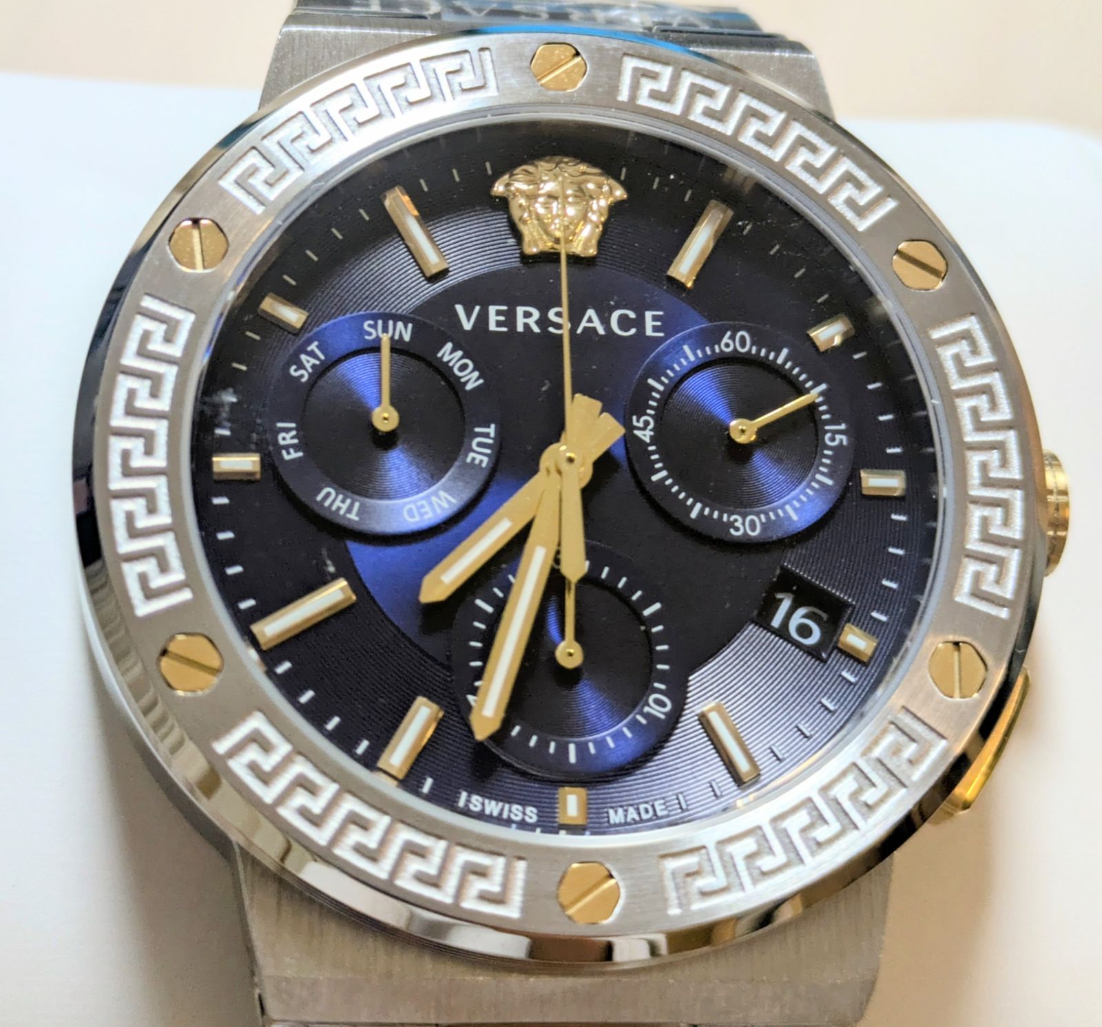 VERSACE VEZ900121 ベルサーチ ヴェルサーチェ GRECA LOGO CHRONO