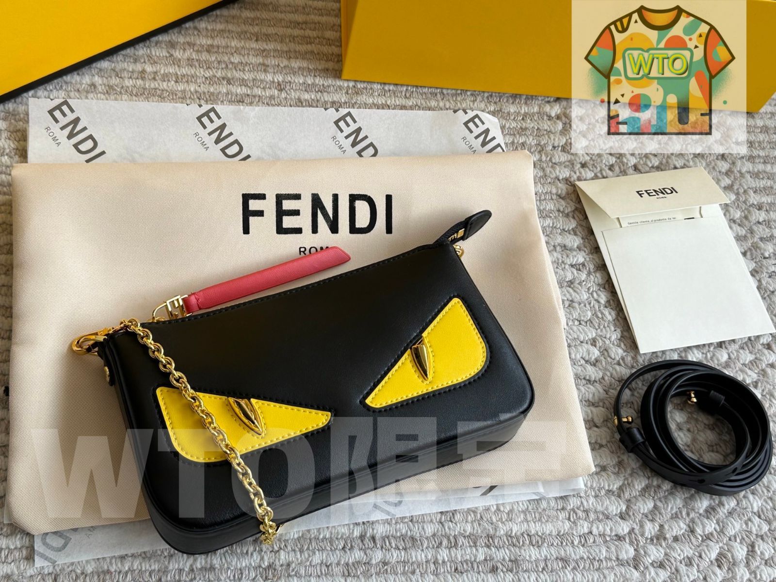 今日特価】Fendi フェンディ ヴィンテージ ミニモンスター アーム