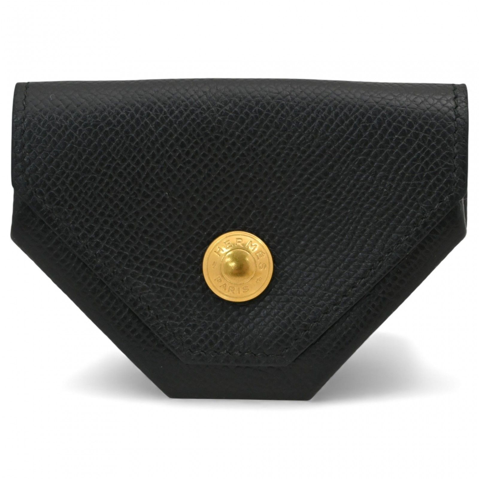 エルメス ル・ヴァンキャトル コインケース ブラック Aランク he8810mh