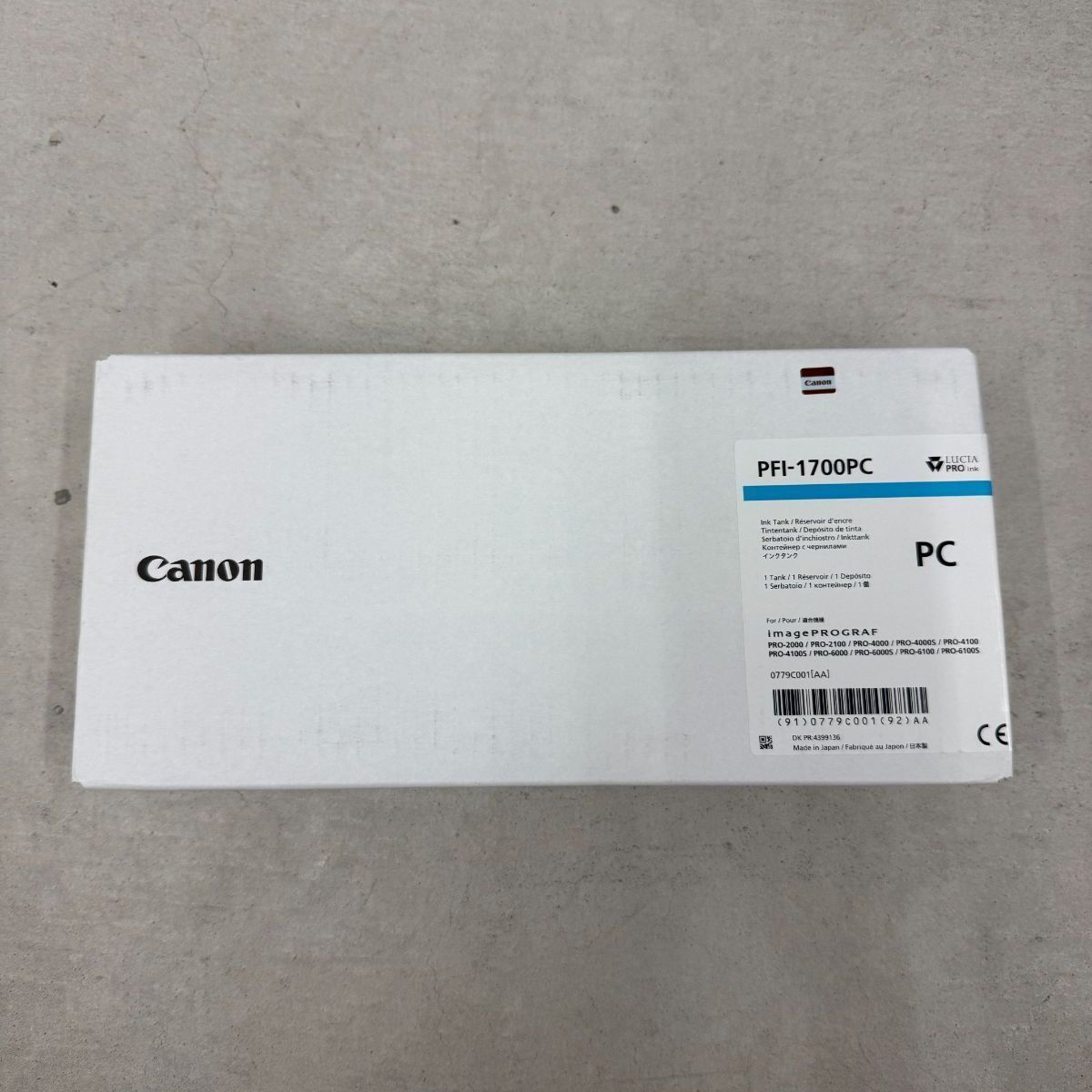 キヤノン純正インク PFI1700シリーズ 【PFI-1700PC】 - メルカリ