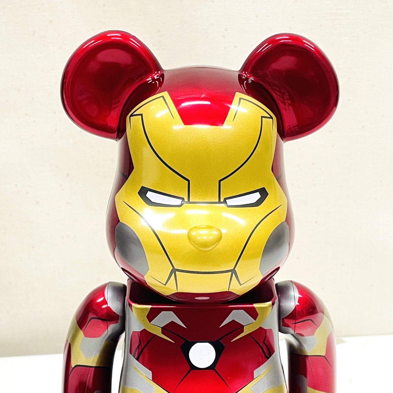Happyくじ MARVEL STUDIOS BE@RBRICK 400％ IRON MAN SP賞 ※開封済み
