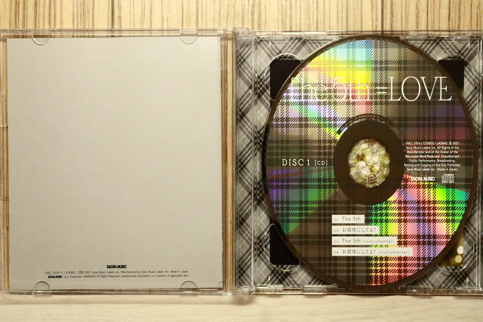 国内盤CD☆イコールラブ/=LOVE□ The 5th (Type A) 【VVCL1976