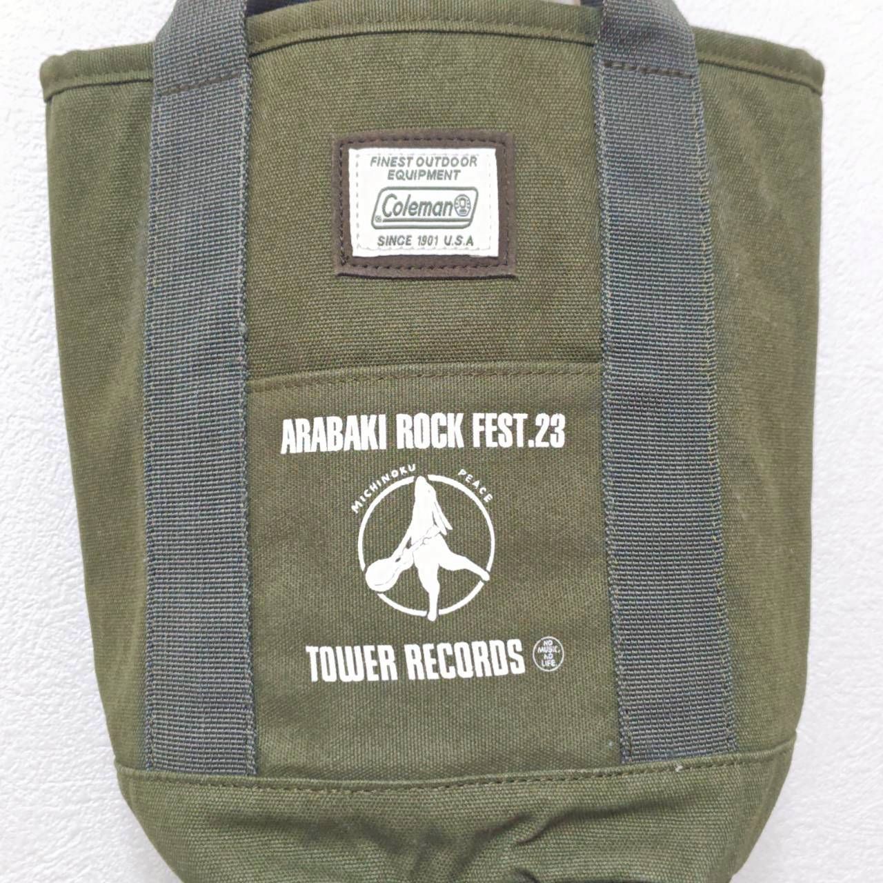 荒吐ロックフェス タワレコ コールマン コラボバッグ タグ付き新品 未