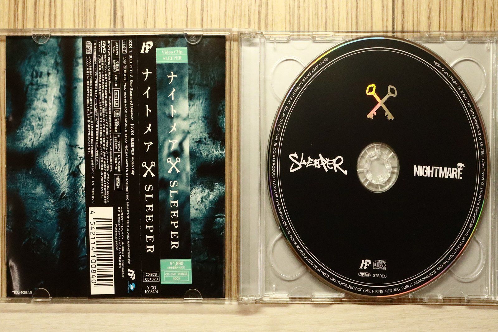 国内盤CD☆ナイトメア/NIGHTMARE□ SLEEPER(DVD付)（ジャケットA
