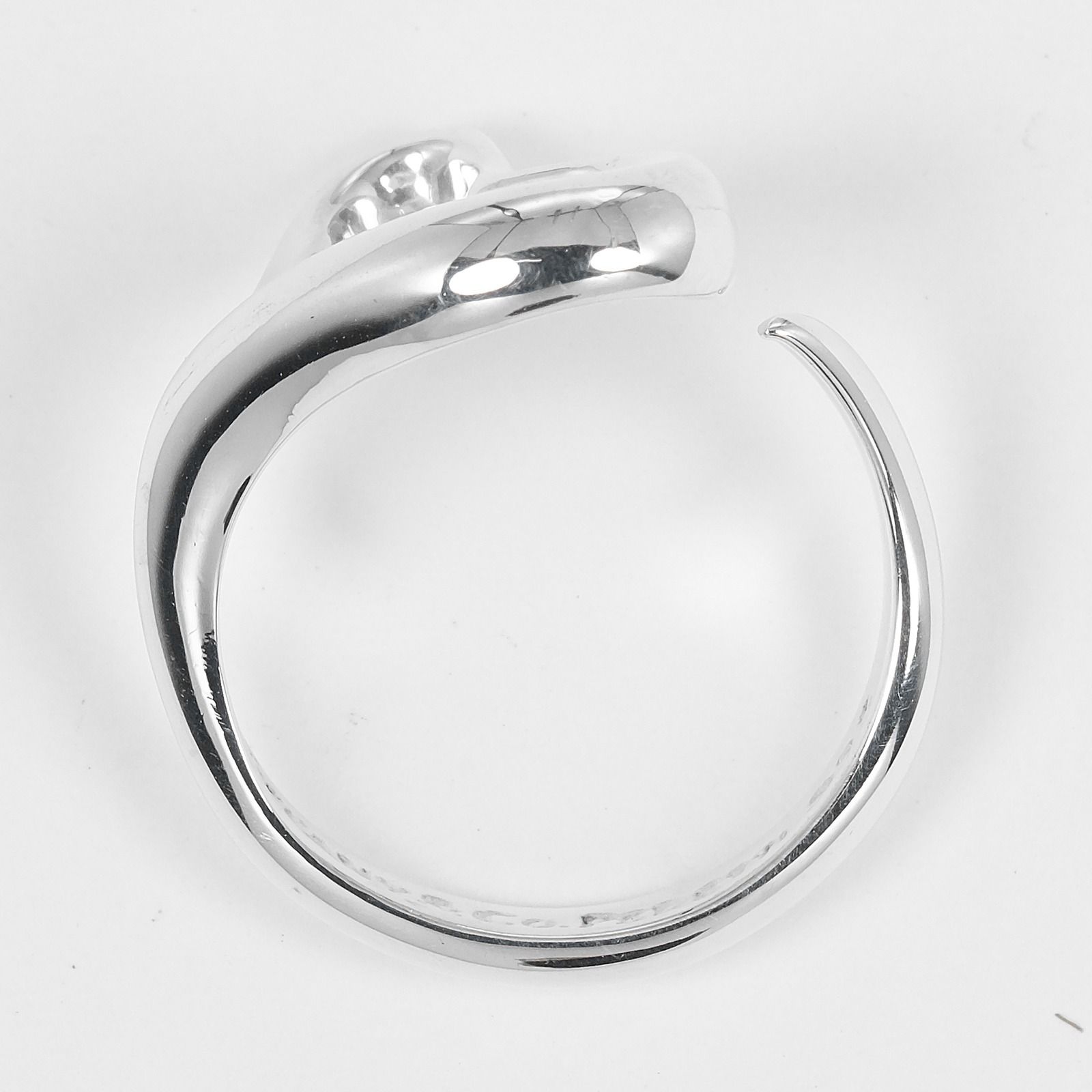 TIFFANY&Co.】ティファニー オープンハート シルバー925 9号