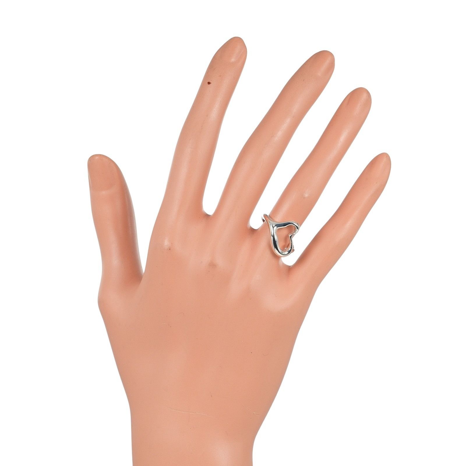 TIFFANY&Co.】ティファニー オープンハート シルバー925 9号