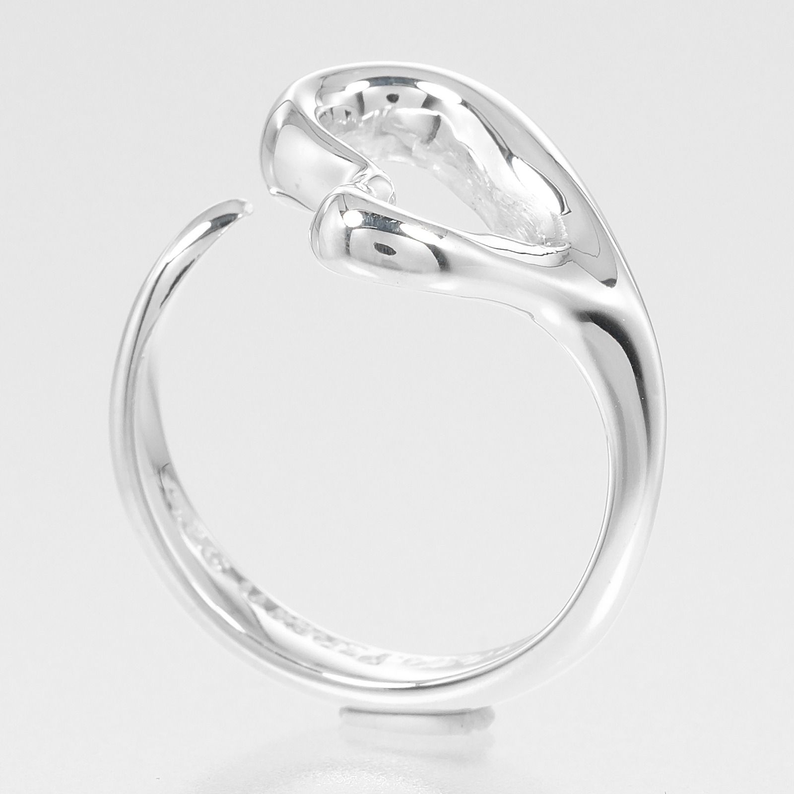 TIFFANY&Co.】ティファニー オープンハート シルバー925 9号