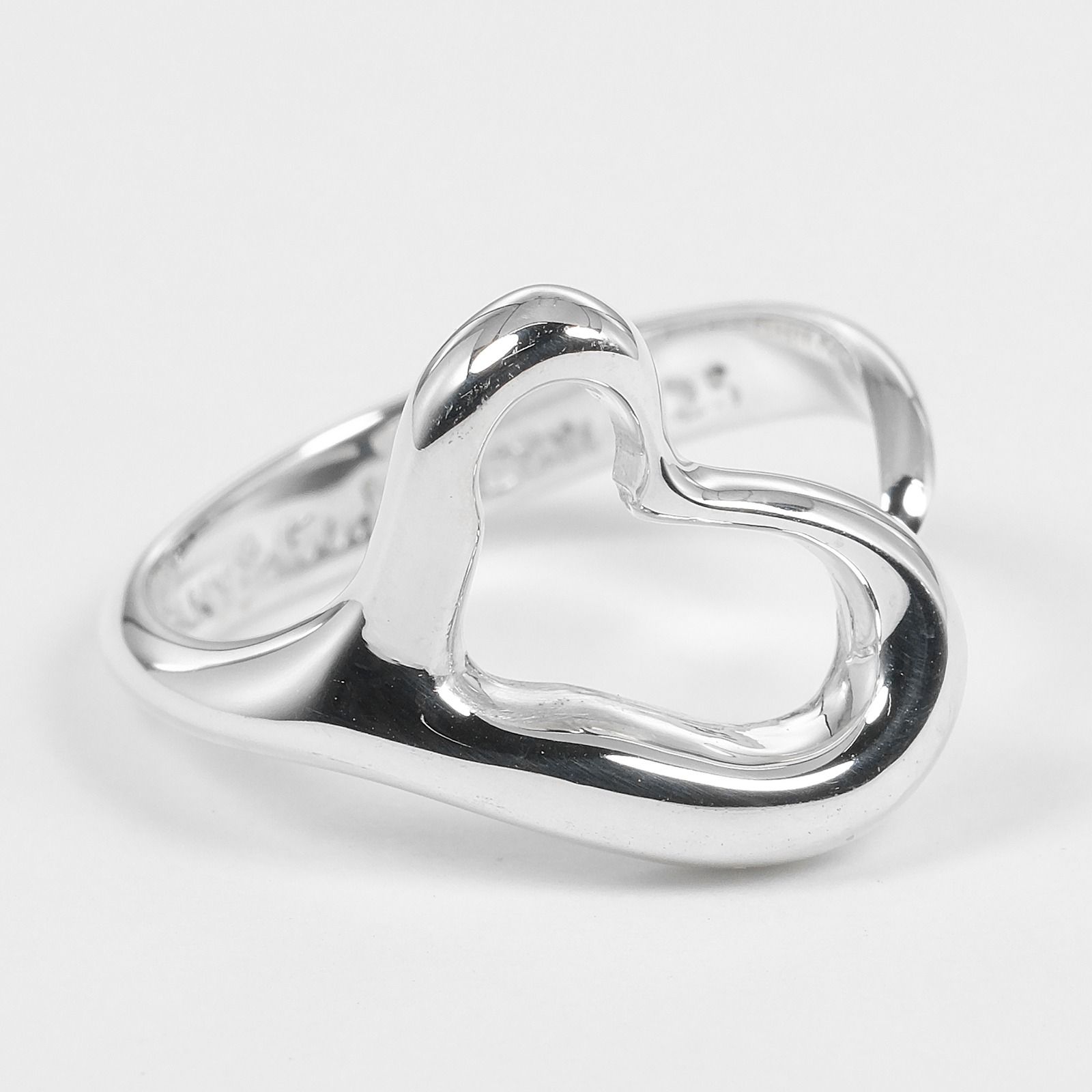 TIFFANY&Co.】ティファニー オープンハート シルバー925 9号