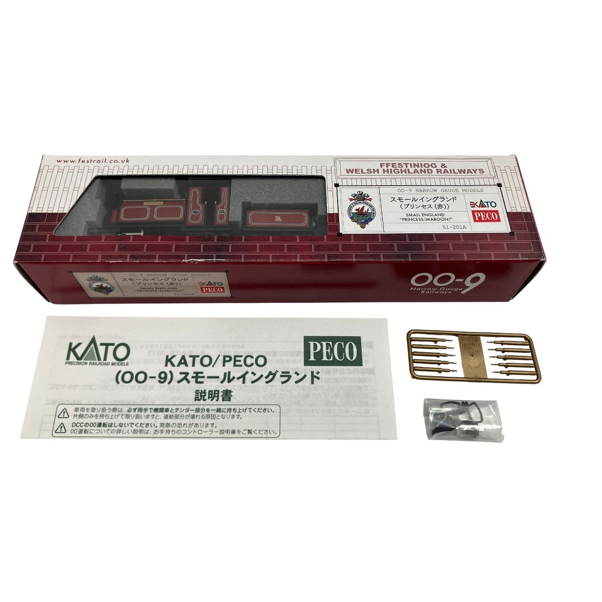 KATO PECO 51-201A OO-9ゲージ スモール イングランド プリンセス 赤
