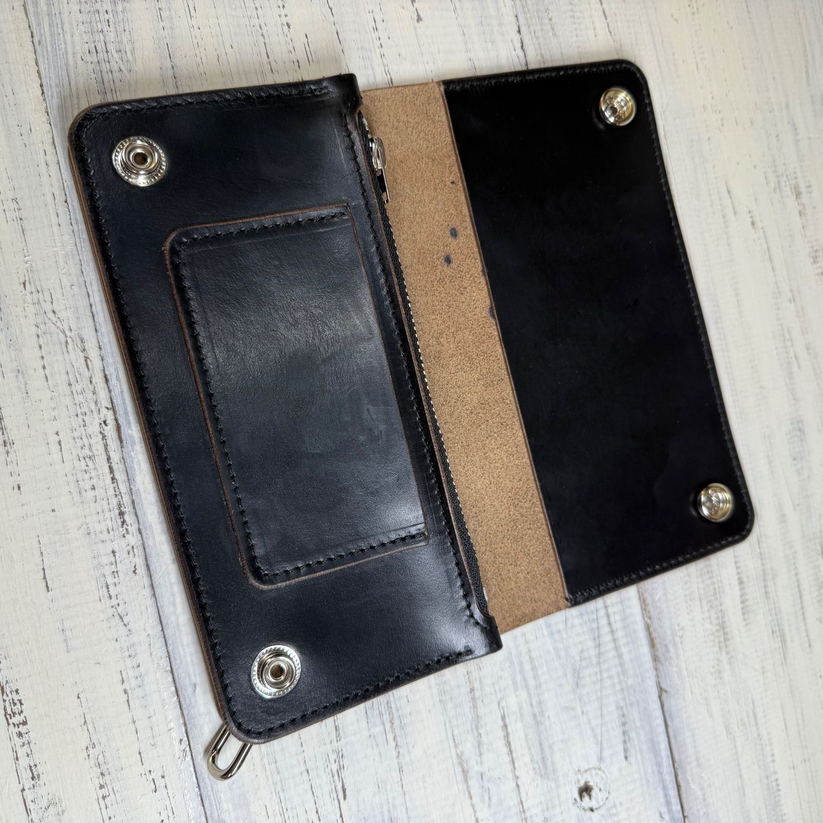 トラッカーウォレット ロング 3層】クロムエクセル 茶芯 TALON