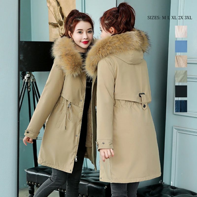 ダウンコート 中綿 レディース おしゃれ ロング丈 毛皮 フード付き