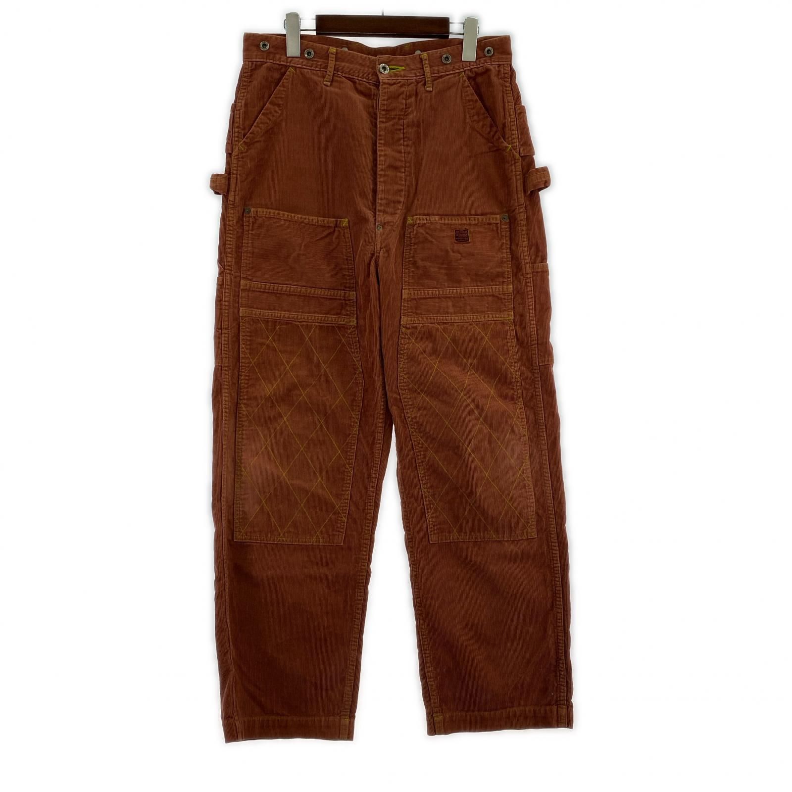 KAPITAL サイズ2 タグ無し未使用コーデュロイフレアパンツ 編み上げ KAPITAL サイズ2 タグ無し未使用コーデュロイフレアパンツ 編み上げ