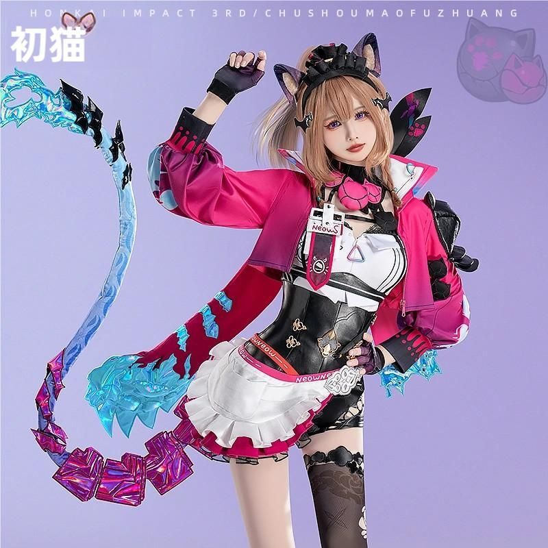 新発売 初獣猫 オリジナル 魅夜幽痕 掠集之獣 コスプレ衣装 meilu 51210