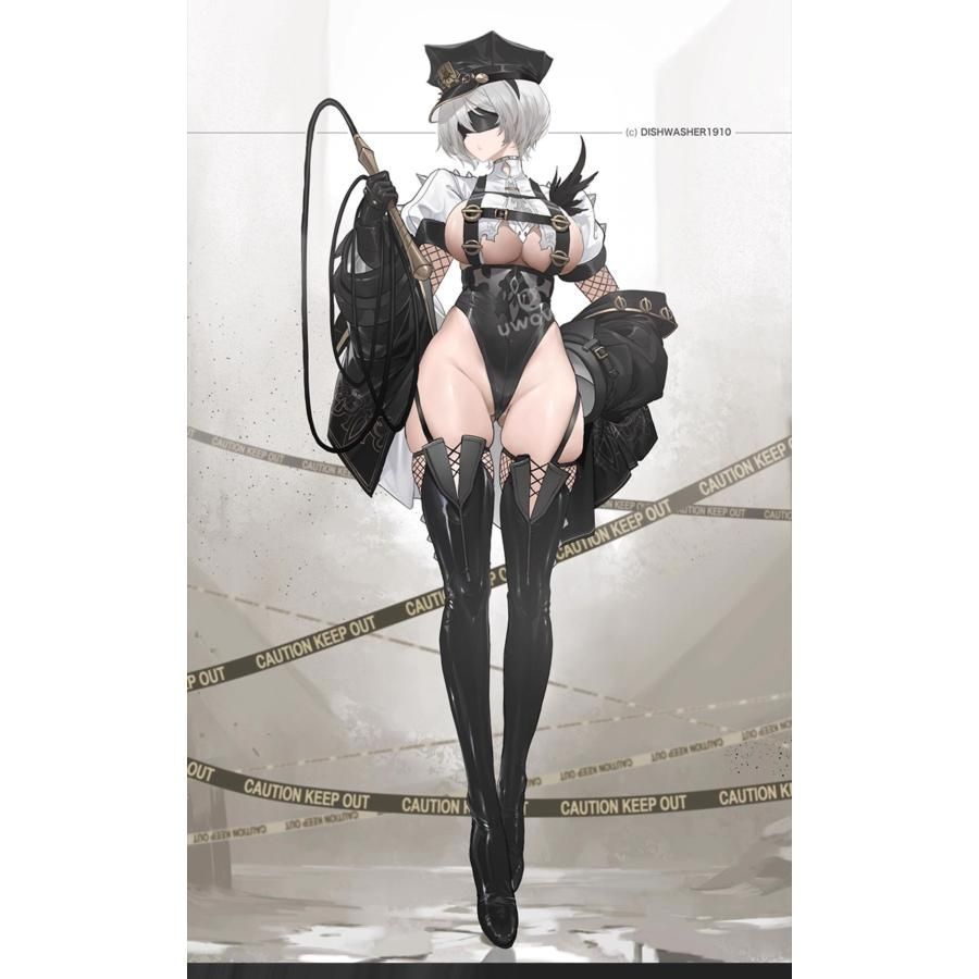  Uwowo悠窩窩 ニーア オートマタ 2 B 執務官制服 コスプレ 衣装 meilu 51210 その他 キャラクター衣装
