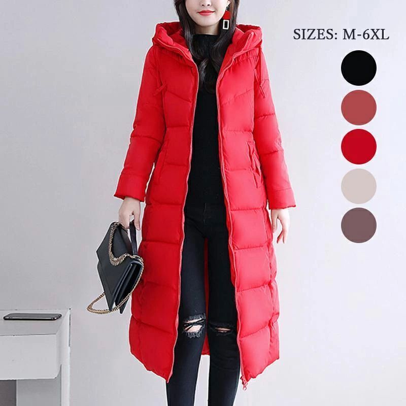 レディースコート ロング おしゃれ 中綿 フード付き 暖かい ダウンケット 膝丈 厚手 アウター ファッション 20代 30代 40代 女性 オーバー