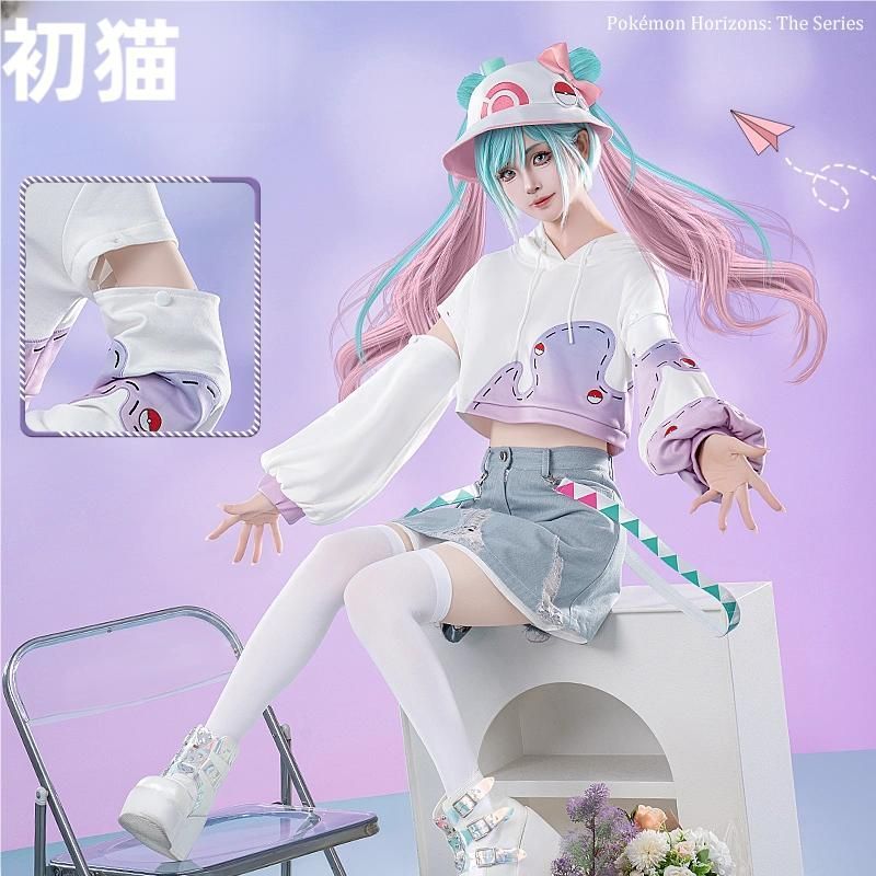 新発売 初獣猫 初音ミク ポケモンコラボ コスプレワンピース meilu 51210