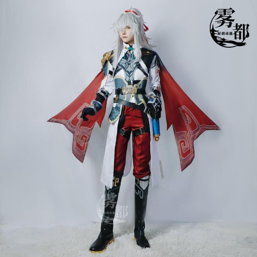 霧都アニメ 崩壊 スターレイル 景元 COS衣装 仙舟 羅浮 雲騎將軍 コスプレ ゲームセット meilu 51209