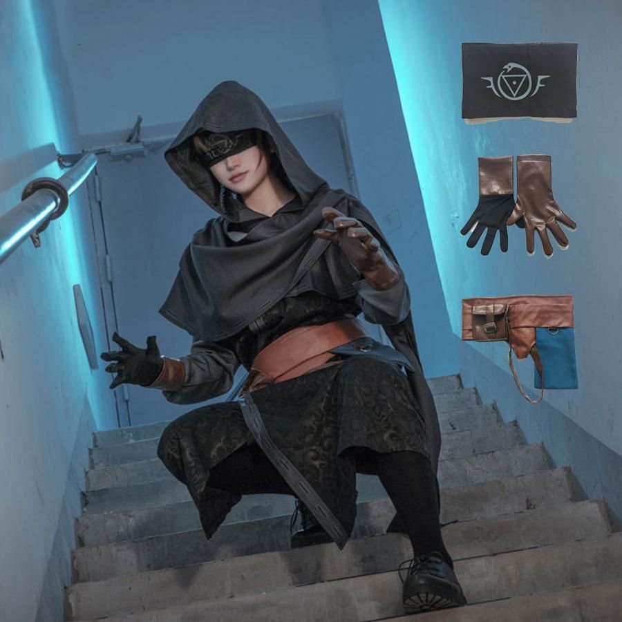  ゲーム 第五人格 先知 コスプレ服 審判者 解厄 牧羊人 仮 眼帯 全身セット meilu 51209 その他 キャラクター衣装